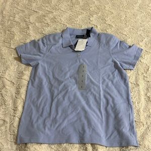 Crazy Horse by Claiborne Sky Blue  Women Polo Size Large